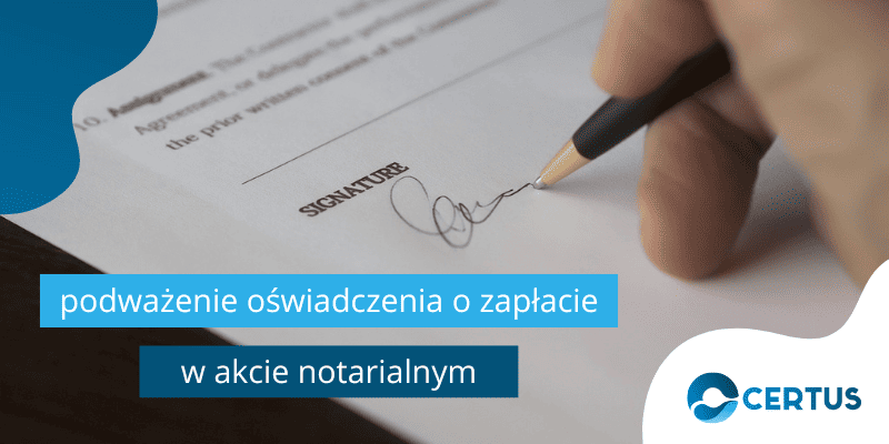 CZY MOŻNA PODWAŻYĆ POKWITOWANIE ZŁOŻONE W AKCIE NOTARIALNYM O PRZYJĘCIU PIENIĘDZY?