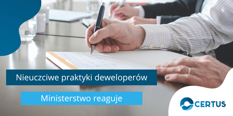 UOKiK i Ministerstwo po stronie konsumentów w sporze z deweloperami